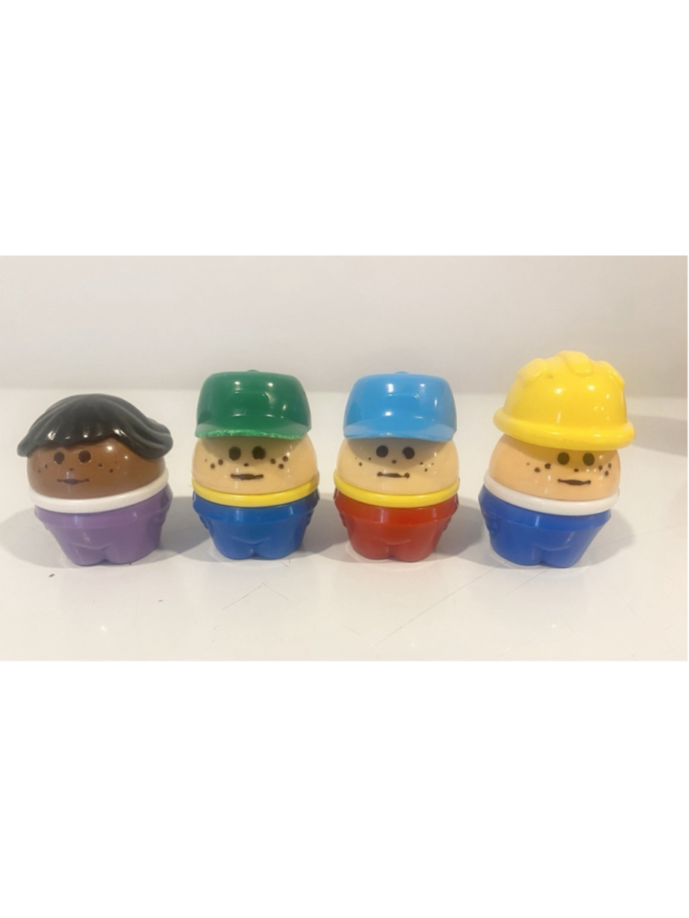 Vintage Little Tikes Toddle Tots Lot 11 Figures Jumbo Weeble Wobble Chime 1980s - Picture 5 of 6